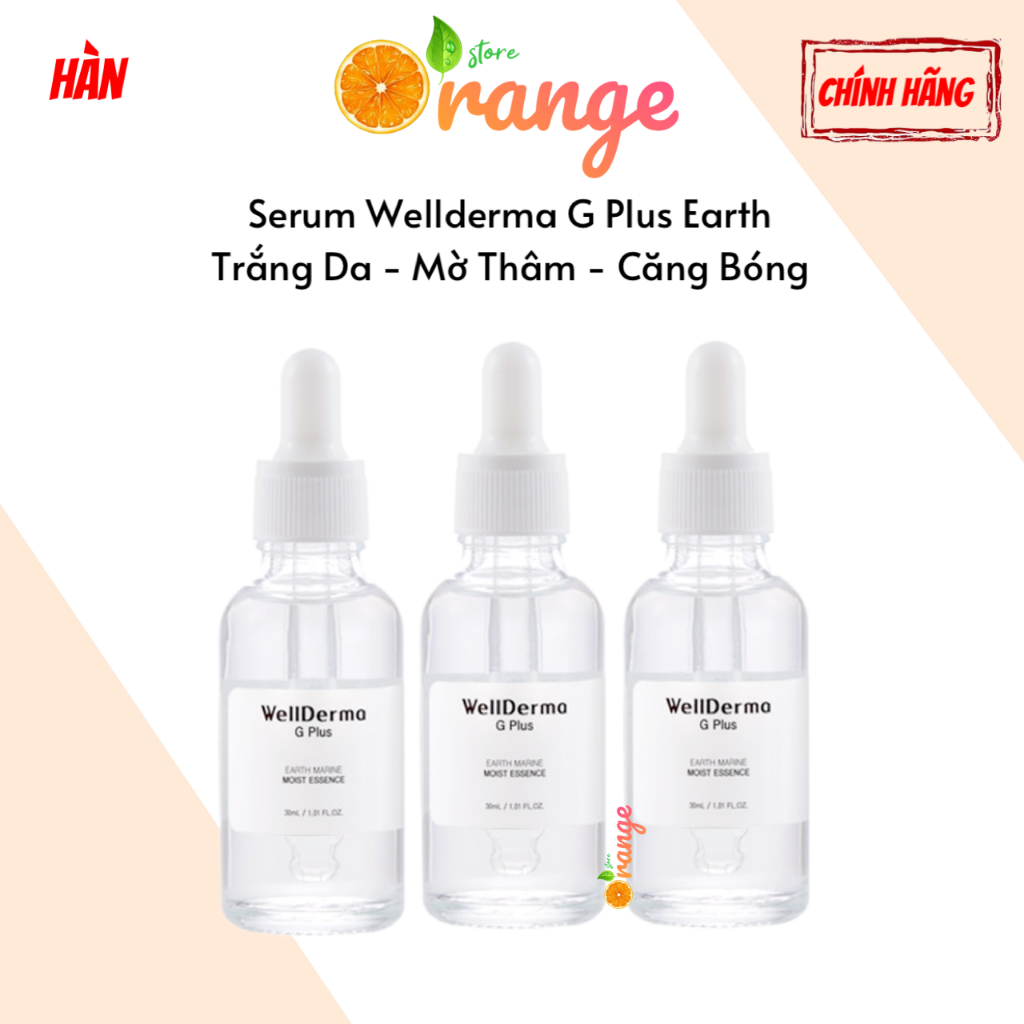 [HÀN] Serum Dưỡng Trắng Da, Giảm Thâm Wellderma G Plus 30ml