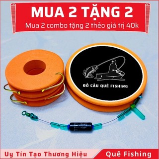   CB  1 Trục 2 thẻo câu Chép Rô phi Trôi Trắm • Thẻo Bazan nylon • Làm gia công • Quê Fishing 