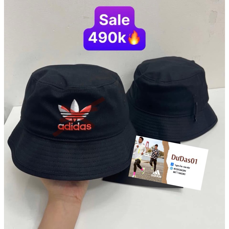 (100% chĩnh hãng) Mũ bucket adi_das chĩnh hãng 3 lá mã AJ8995