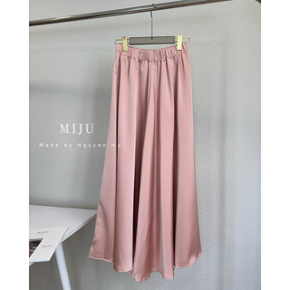 NGUYENMY- Chân váy lụa satin ( Hình ảnh chính chủ)