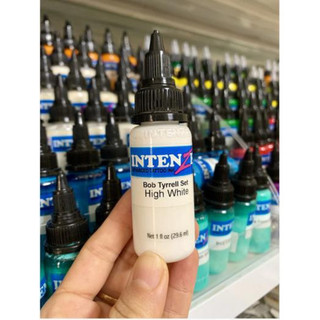 Mực xăm Intenze, mực màu xăm hình tattoo, mực trắng Intenze hight white.