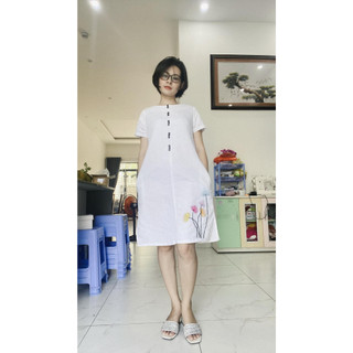Rập giấy A0 mã 1121 - đầm suông tay ngắn