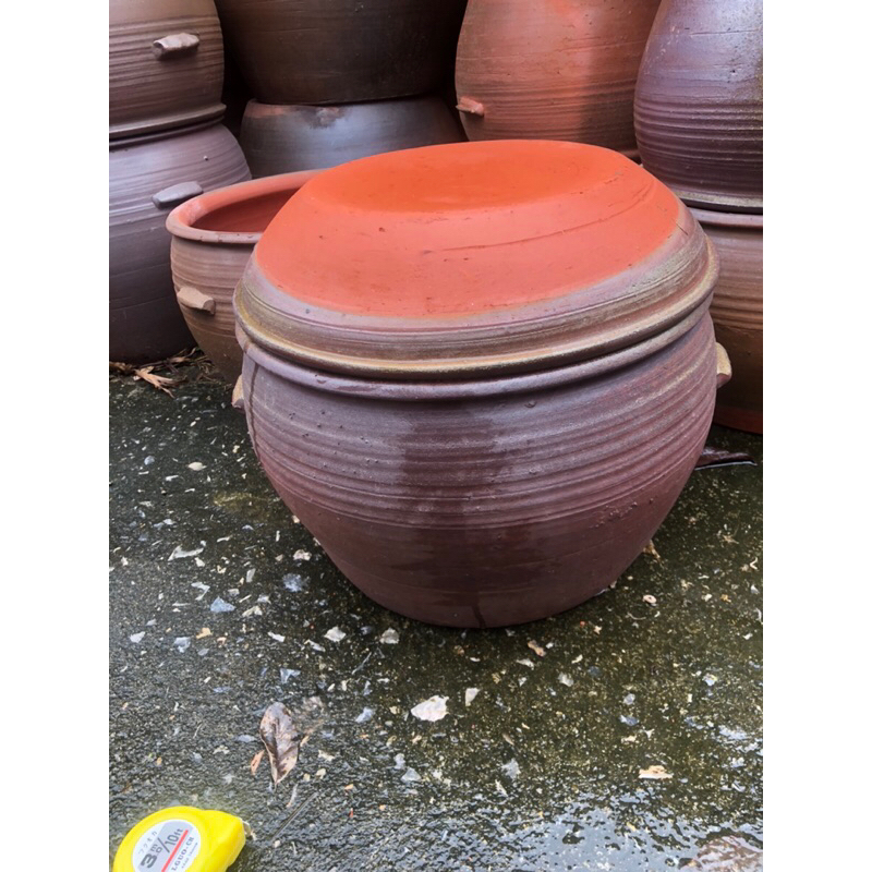 chõ đồ xôi bằng đất nung (7kg gạo)có nắp