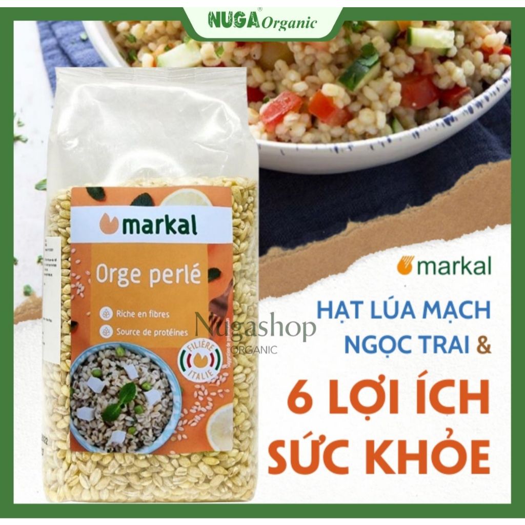 Hạt lúa mạch ngọc trai hữu cơ (Organic Pearl Barley) - 500g & 200g