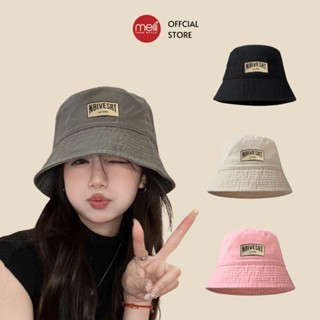 Mũ bucket vành cụp,Nón tai bèo thêu nổi Nbivest chất kaki cao cấp form unisex nam nữ đi biển du lịch - Meili official
