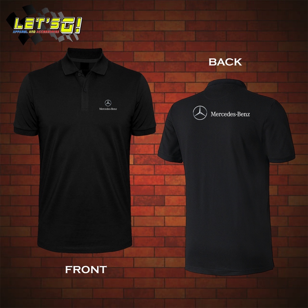 Áo Đồng Phục, Áo Thun Polo Mercedes-Benz, ÁO THUN POLO COTTON CAO CẤP UNISEX