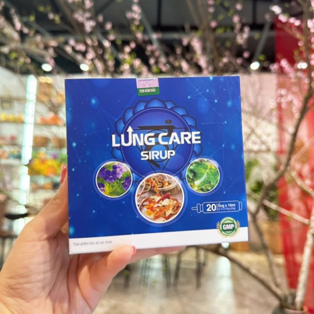 (Lô mới) Bổ Phổi LUNG CARE chính hãng - Bổ phổi, thanh lọc phổi, giảm đờm ho, việm họng viêm phổi