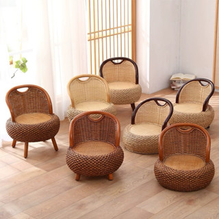 Ghế mây ngồi uống trà phong cách Nhật Bản