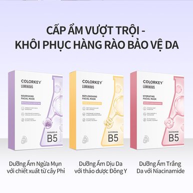 Mặt nạ Colorkey B5 Luminous Facial Mask giúp cấp ẩm phục hồi da - mặt nạ giấy color key 1 miếng/25ml | BigBuy360 - bigbuy360.vn