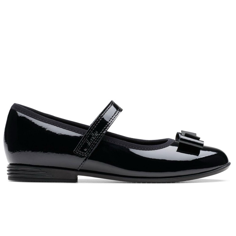 Giày Clarks School CHÍNH HÃNG , giày đi học màu đen.