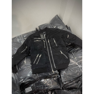 Áo khoác DSQ2 12 khoá trần bông bên trong áo