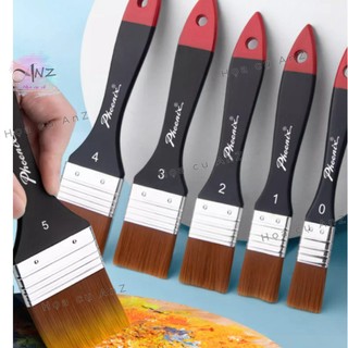 Cọ bản Ngang vẽ Acrylic 717 , Cọ Panxo Phoenix 717 Phù Hợp vẽ màu Acrylic , màu Gouache , màu Poster