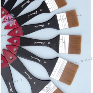 Cọ bản Ngang vẽ Acrylic 717 , Cọ Panxo Phoenix 717 Phù Hợp vẽ màu Acrylic , màu Gouache , màu Poster