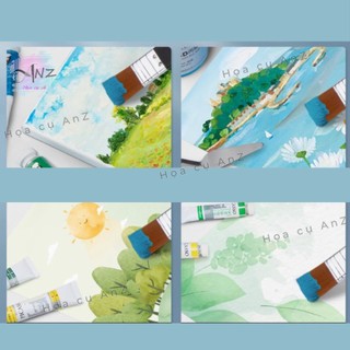 Cọ bản Ngang vẽ Acrylic 717 , Cọ Panxo Phoenix 717 Phù Hợp vẽ màu Acrylic , màu Gouache , màu Poster