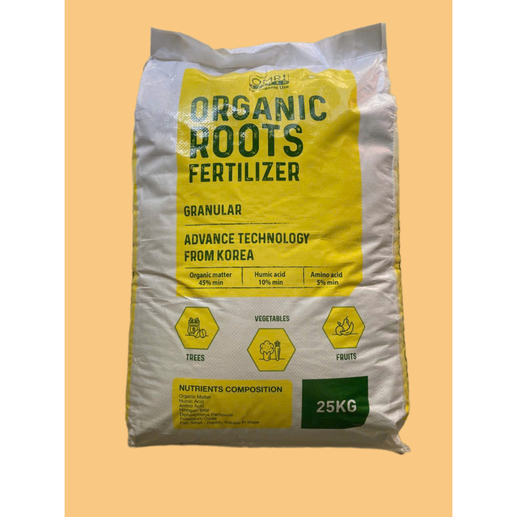 PHÂN ĐẠM CÁ HỮU CƠ[CHÍNH HÃNG] ROOTS ORGANIC HUMIC + AMINO Dạng Viên tròn BÓN CHO CÂY SẦU RIÊNG, CÀ 