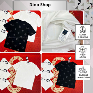  Áo Phông Nam Nữ Lờ Vê In Họa Tiết Logo Chìm Cực Đẹp - Áo Phông Eo Vì Nam Nữ Chất Cotton Cao Cấp 