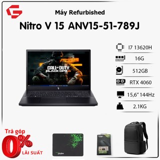  Laptop Acer Nitro V 15 ANV15-51-789J  Ci7 - 13620H | 16GB | 512GB | RTX 4060 8GB | 15.6" 144Hz  
