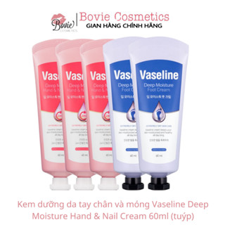  Kem dưỡng da tay chân và móng Vaseline Deep Moisture Hand & Nail Cream 60ml  tuýp  