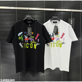 Áo thun Icon nam nữ 2 màu đen trắng hình cún chuẩn form,áo thun Icon hàng chất xịn chuẩn boy phố hot 2025 [M01]