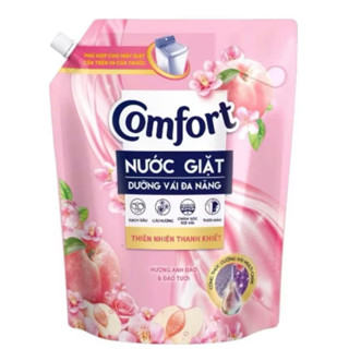Nước Giặt Dưỡng Vải Đa Năng Comfort Thiên Nhiên Hương Anh Đào túi 3L