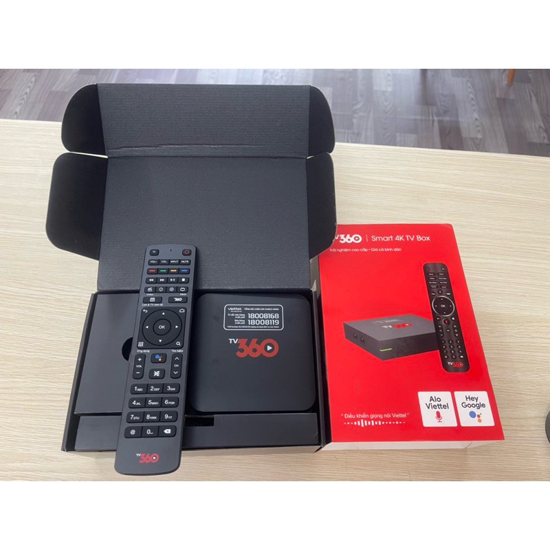 Androi Tivi Box 360 Viettel- Xem Truyền hình- K+ -Youtube-Miễn Phí dùng tất cả các mạng