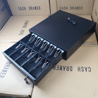 Két Đựng Tiền AT-410 – 10 Ngăn Kẹp, Vỏ Kim Loại Bền, Kết Nối Máy In Bill, Dùng Cho Thu Ngân POS