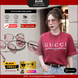 [HÀNG CHÍNH HÃNG] kính thời trang cao cấp Nữ Gờ.xê hồng bản to lên mặt sang chảnh tuyệt đối full bill box