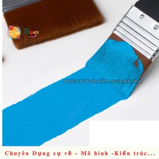 [ Tâm Tâm ] Cọ bản Ngang Phoenix 717 , Cọ Panxo đầu bằng , Sợi Nylon vẽ màu Acrylic , Gouache