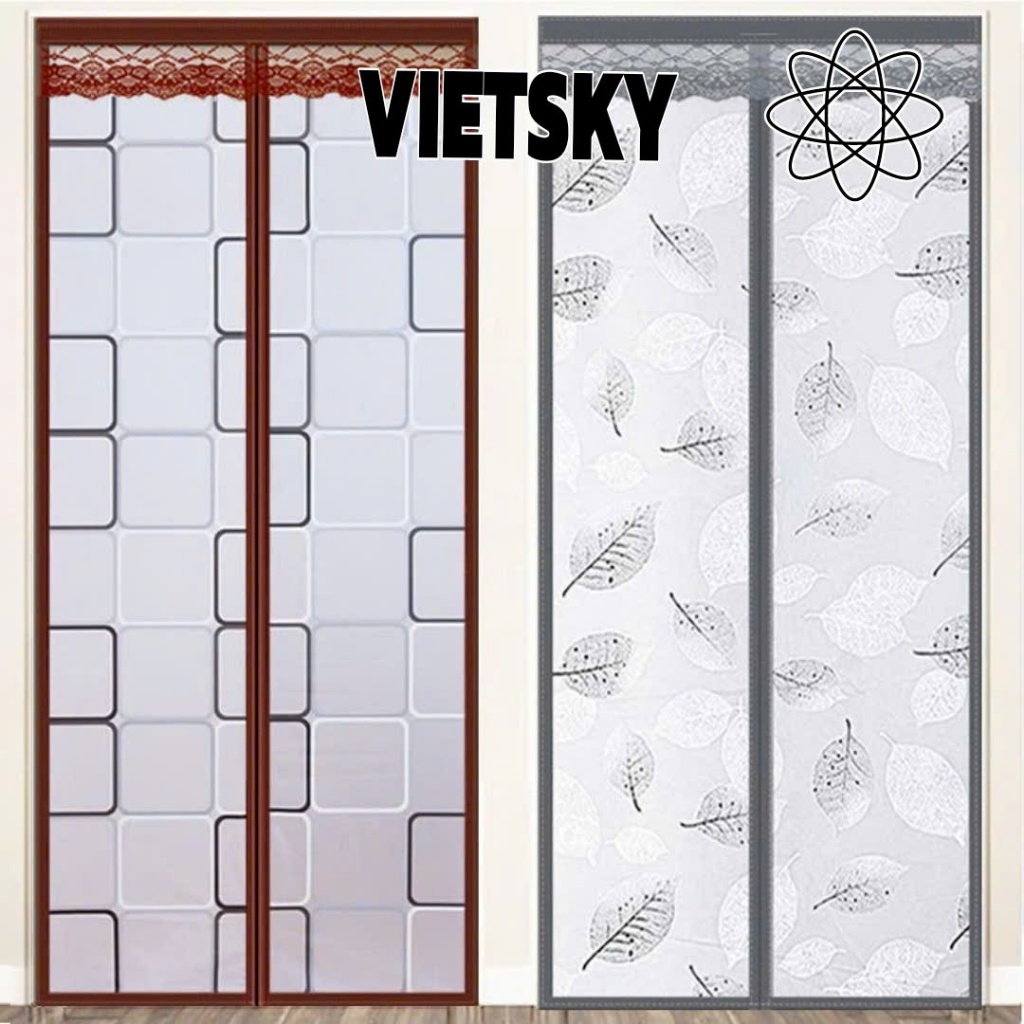 Rèm cửa Nam châm ngăn Phòng lạnh Ngăn Gió Điều Hòa Tự dính Không Khoan Đục, Rèm cửa Phòng ngủ, Nhà Vệ Sinh Nhựa PVC