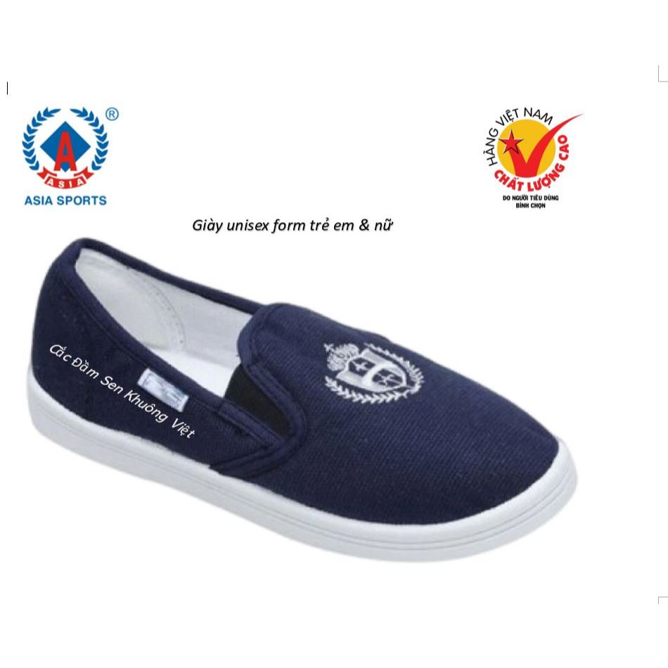 Giày lười vải Asia GIÀY LƯỜI PATA GIÀY CẶP, GIÀY ASIA - Hàng Chính Hãng SIZE 30-39