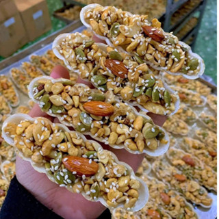 [Miễn ship] 1Kg bánh thuyền mix hạt, bánh thuyền hạt dinh dưỡng, bánh ăn kiêng, ăn chay, ăn healthy, eatclean