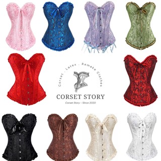  CORSET STORY - Bảng Màu Corset Vintage cổ điển latex siết eo thắt lưng tạo hõm venus có bigsize 