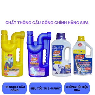 Thông Cống Cầu SIFA, Chất Thông Bồn cầu Trị Nghẹt, Hiệu QuảSau 3-5phút trọng lượng 700gr/1400gr/1600gr (hỏa tốc)
