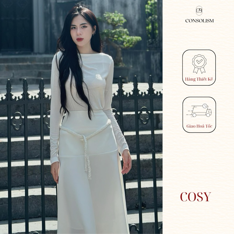 Set rời áo thun, chân váy Cosy thiết kế cao cấp Consolism