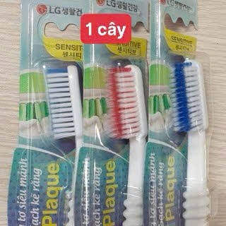Bàn Chải Perioe Anti PLAQUE Lông Mềm và Lông Cứng ( vĩ  2 cây TẶNG 1 cây )