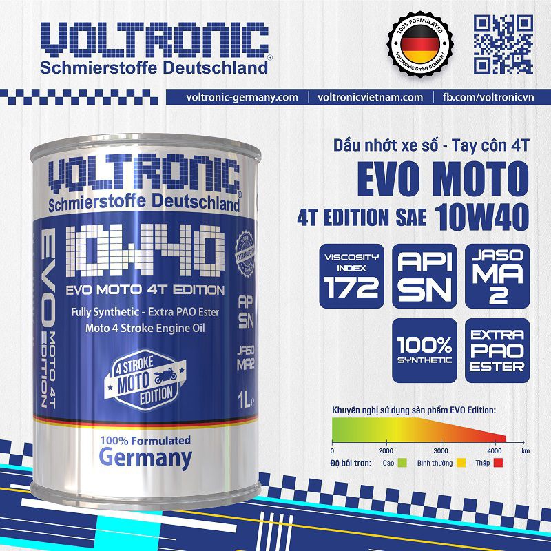 Voltronic EVO Moto 4T Edition 10W40 1L