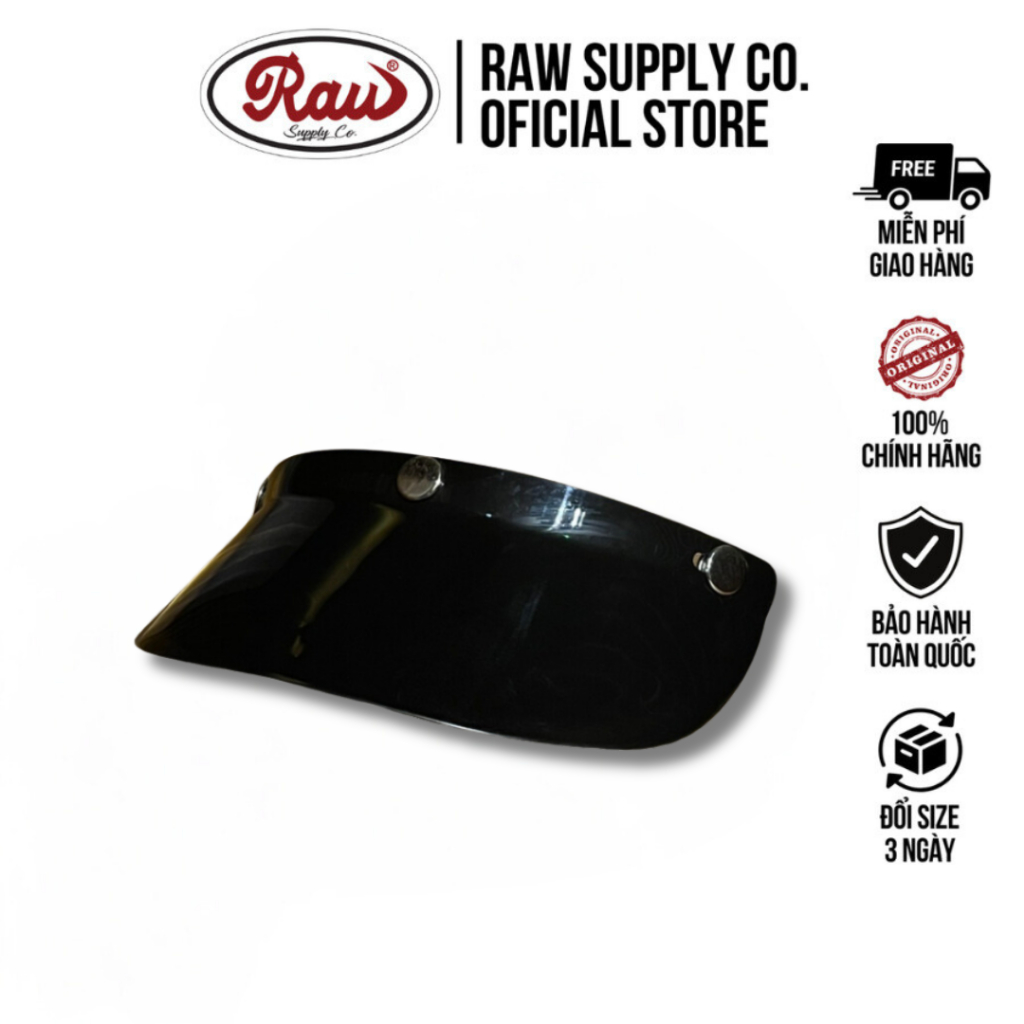 Mái che gắn mũ bảo hiểm Raw dài mái che gắn nón bảo hiểm chính hãng - Arrow