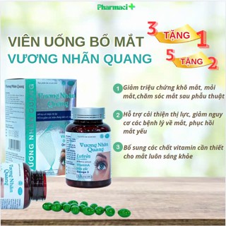 Viên Uống Bổ Mắt Tăng Cường Thị Lực Vương Nhãn Quang Chăm Sóc Đôi Mắt Hỗ Trợ Cải Thiện Thị Lực