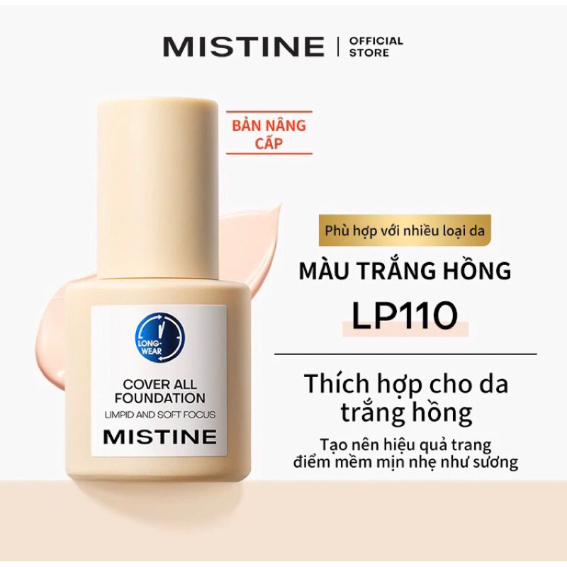 pass kem nền mistine dùng 1l mất hộp