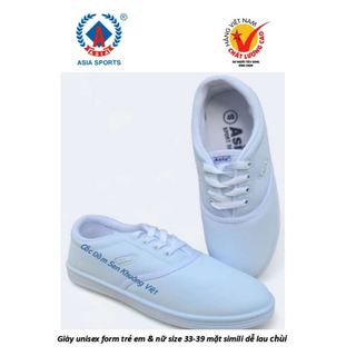GIÀY BATA TRẮNG ASIA HÀNG CHÍNH HÃNG ÊM BỀN ĐẸP KHÔNG THẤM NƯỚC KHI MẮC MƯA CHỈ CẦN DÙNG GIẤY MỀM LAU LÀ SẠCH