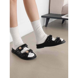 [ Hoả tốc ] Dép Hàn Ss2025 Có Cúc Đính