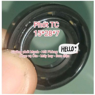 Phớt TC 15*28*7 , 15x28x7
