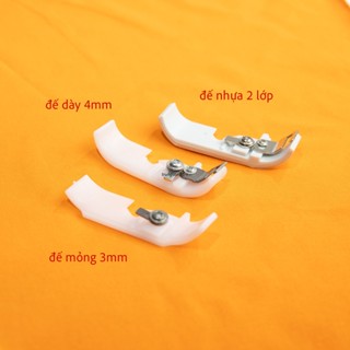 đế chân vịt nhựa máy vắt sổ 4 chỉ công nghiệp siruba, jack , juki,...(3 LOẠI ĐẾ các loại )