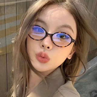 Kính Cận, Mắt Cận Có Kèm Độ Cận 0 độ ~ -5.00 độ, kính dáng tròn, kính thời trang M12