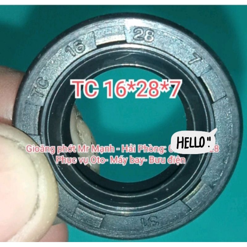 Phớt TC 16*28*7, 16x28x7