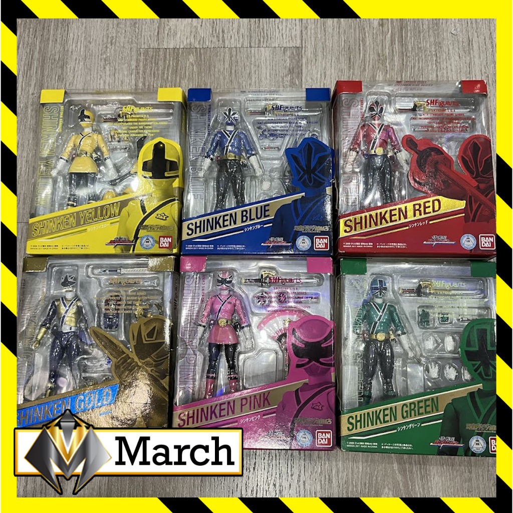 [2ND-Liên hệ shop] Mô hình S.H.Figuarts SHF Super Sentai Shinkenger - Power Rangers Samurai - Siêu n