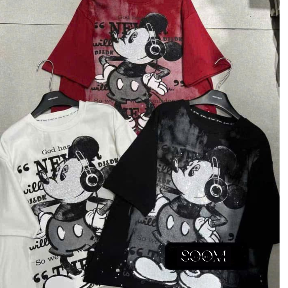 Áo thun Mickey unisex SOOM CLOTHING áo mickey form nam nữ 3 màu coton