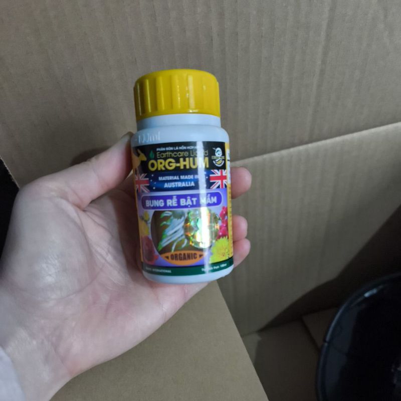Phân bón ORG HUM - Bung Rễ Bật Mầm 100ml