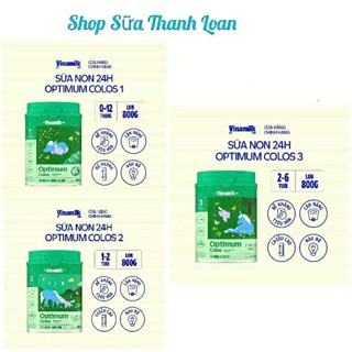 [HSD T12-2026] [Mẫu Mới + Có Tích Điểm] Sữa Non Vinamilk Optimum Colos Gold 1/2/3 Lon 350g/ 800g.