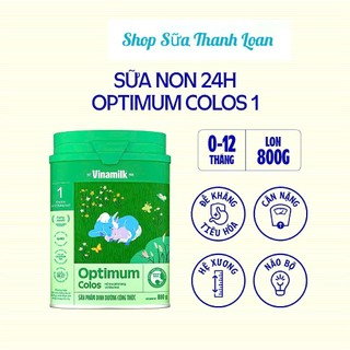 [HSD T4-2028] [Mẫu Mới] Sữa Non Vinamilk Optimum Colos Gold 1/2/3 Lon 350g/ 800g.